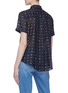 Back View - Click To Enlarge - EQUIPMENT - 'Elley' insect print crepe short sleeve shirt