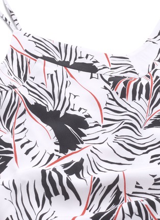 Detail View - Click To Enlarge - EQUIPMENT - 'Jada' tropical print asymmetric silk crepe dress