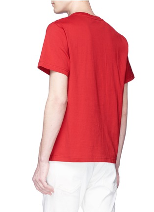 Back View - Click To Enlarge - 8-BIT - 'Elmo' rubber appliqué T-shirt