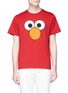 Main View - Click To Enlarge - 8-BIT - 'Elmo' rubber appliqué T-shirt