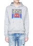 Main View - Click To Enlarge - 8-BIT - 'Alien in the Sea Watching Stars' rubber appliqué hoodie