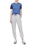 Figure View - Click To Enlarge - 72883 - 'Dander' layered waist COOLMAX® track pants