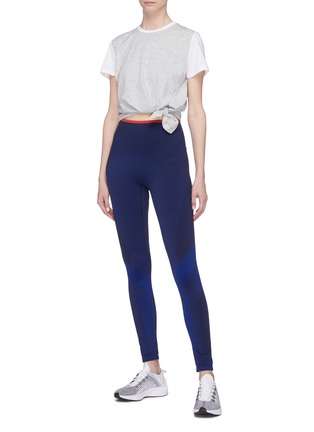 Figure View - Click To Enlarge - 72883 - 'Motion' stripe performance leggings