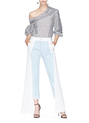 Figure View - Click To Enlarge - HELLESSY - 'Smith' sash drape panel jeans