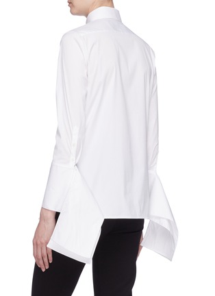 Back View - Click To Enlarge - NEIL BARRETT - Extended cuff shirt
