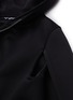  - NEIL BARRETT - Split sleeve scuba jersey hoodie