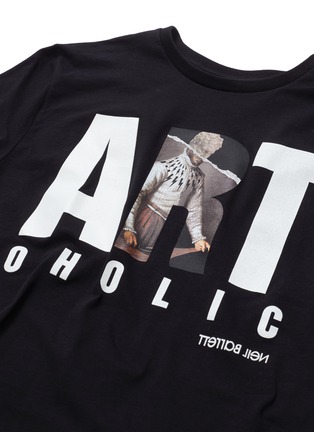  - NEIL BARRETT - 'Artoholic' graphic slogan print T-shirt