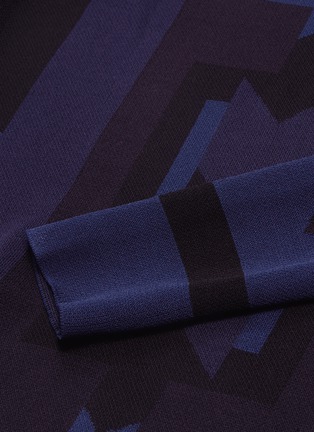 Detail View - Click To Enlarge - NEIL BARRETT - Geometric jacquard sweater