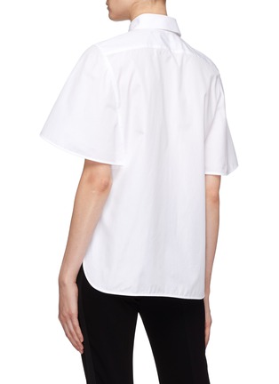Back View - Click To Enlarge - NEIL BARRETT - Split cape sleeve shirt