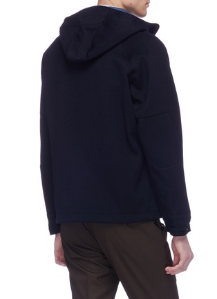 Back View - Click To Enlarge - ALTEA - Hooded virgin wool jacket