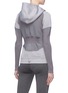 Back View - Click To Enlarge - ADIDAS BY STELLA MCCARTNEY - Z.N.E' drawcord hem colourblock knit panel hoodie