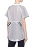 Back View - Click To Enlarge - ADIDAS BY STELLA MCCARTNEY - Mesh back snakeskin print T-shirt
