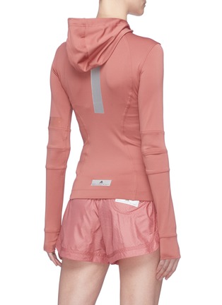 Back View - Click To Enlarge - ADIDAS BY STELLA MCCARTNEY - x Parley for the Oceans 'Run' Climalite® half-zip performance hoodie