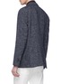 Back View - Click To Enlarge - BOGLIOLI - 'K-Jacket' virgin wool blend herringbone soft blazer