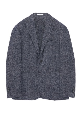 Main View - Click To Enlarge - BOGLIOLI - 'K-Jacket' virgin wool blend herringbone soft blazer