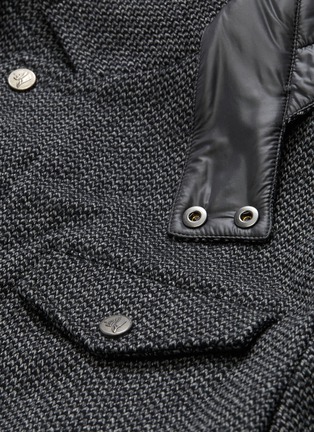  - SEALUP - Detachable hood padded knit jacket
