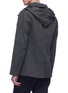 Back View - Click To Enlarge - SEALUP - Detachable hood padded knit jacket