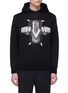 Main View - Click To Enlarge - NEIL BARRETT - 'Boxing Brutus' photographic print hoodie