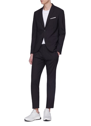 Figure View - Click To Enlarge - NEIL BARRETT - Slim fit pinstripe suit