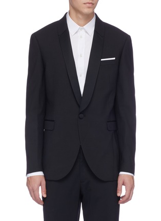 Main View - Click To Enlarge - NEIL BARRETT - Shawl lapel tuxedo blazer