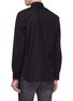 Back View - Click To Enlarge - NEIL BARRETT - Contrast cuff shirt
