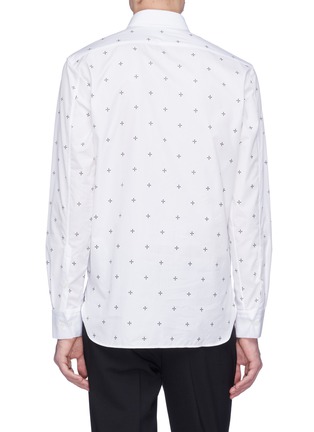 Back View - Click To Enlarge - NEIL BARRETT - Maltese cross print shirt