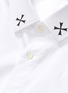  - NEIL BARRETT - Maltese cross print short sleeve shirt
