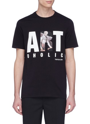 Main View - Click To Enlarge - NEIL BARRETT - 'Artoholic' graphic print T-shirt