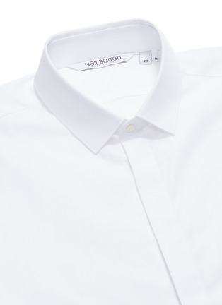  - NEIL BARRETT - Heart print cuff shirt