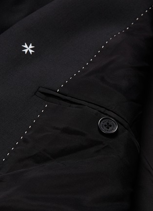 Detail View - Click To Enlarge - NEIL BARRETT - Maltese cross print blazer