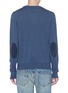 Back View - Click To Enlarge - MAISON MARGIELA - Elbow patch sweater