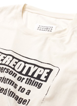  - MAISON MARGIELA - 'Stereotype' print T-shirt
