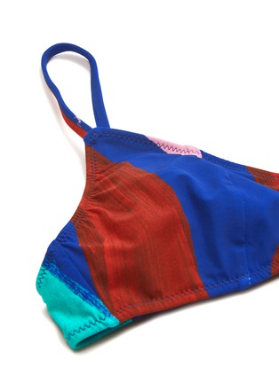 Detail View - Click To Enlarge - ARAKS - x Tanya Ling 'Elsa' colourblock bikini top