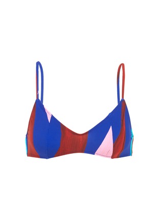 Main View - Click To Enlarge - ARAKS - x Tanya Ling 'Elsa' colourblock bikini top