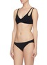 Figure View - Click To Enlarge - ARAKS - 'Elias' asymmetric strap bikini top