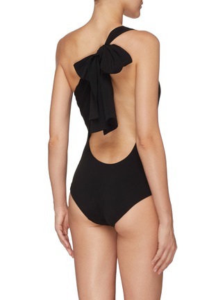 Back View - Click To Enlarge - ARAKS - 'Melika' open back one-shoulder one-piece swimsuit