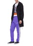 Figure View - Click To Enlarge - PALM ANGELS - Stripe outseam track pants
