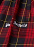  - PALM ANGELS - Tartan plaid virgin wool twill track pants