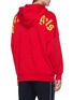 Back View - Click To Enlarge - PALM ANGELS - Logo print hoodie