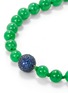 Figure View - Click To Enlarge - SAMUEL KUNG - Sapphire jadeite 18k white gold beaded necklace