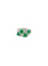 Main View - Click To Enlarge - SAMUEL KUNG - Diamond jade heart charm 18k white gold ring