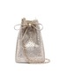 Main View - Click To Enlarge - RODO - Strass embellished leather bucket bag