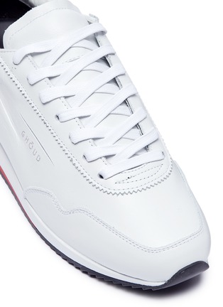 Detail View - Click To Enlarge - GHŌUD - Slit quarter leather sneakers