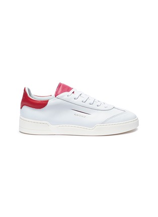 Main View - Click To Enlarge - GHŌUD - Slit quarter leather sneakers