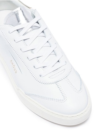Detail View - Click To Enlarge - GHŌUD - Slit quarter leather sneakers