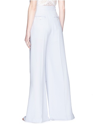Back View - Click To Enlarge - CHLOÉ - Flared wide leg pants