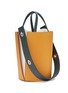 Detail View - Click To Enlarge - DANSE LENTE - 'Mini Lorna' keyhole strap colourblock leather bucket bag
