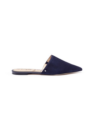 Main View - Click To Enlarge - SAM EDELMAN - 'Rumi' suede mules