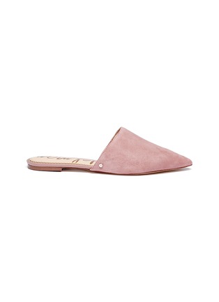 Main View - Click To Enlarge - SAM EDELMAN - 'Rumi' suede mules