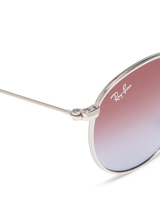 Detail View - Click To Enlarge - RAY-BAN - 'RJ9547' metal round kids sunglasses